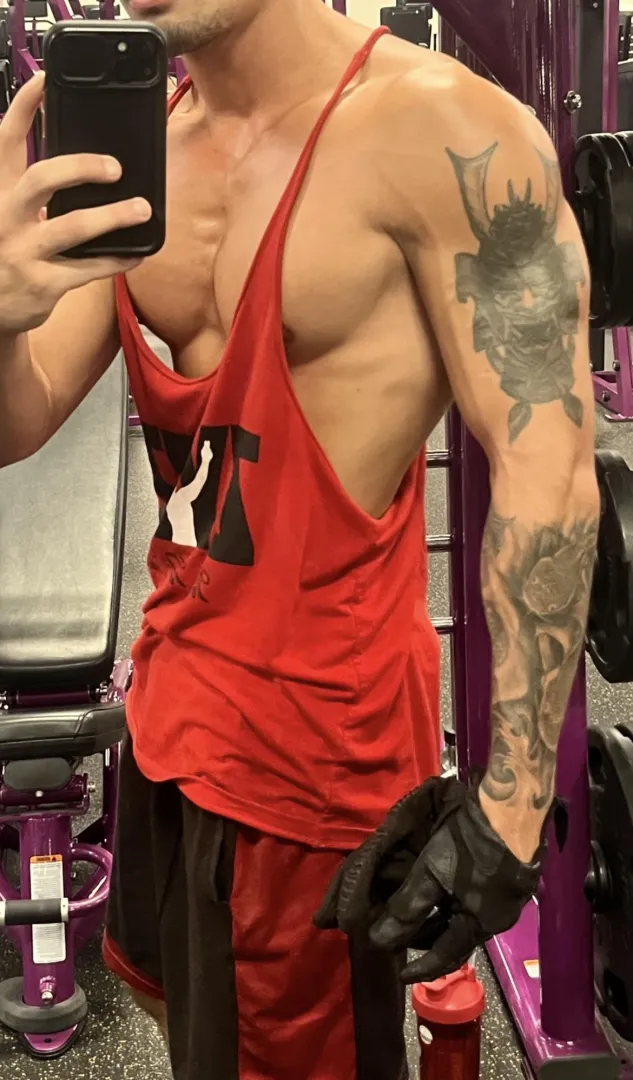 Feeling lean and mean at the gym 