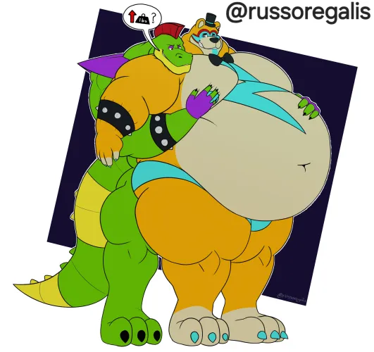 Glamrock Freddy has been eating good lately  (@russoregalis)