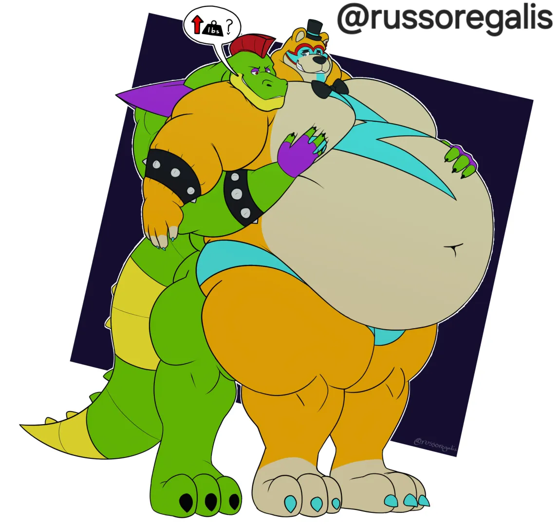 Glamrock Freddy has been eating good lately  (@russoregalis)