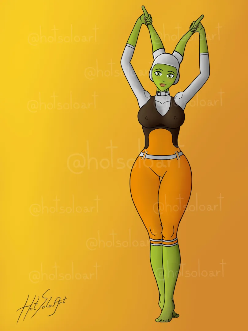 Hera Syndulla fan art - Digital art  (HotSoloArt)