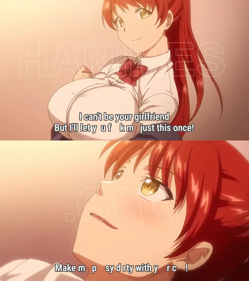 I can't be your girlfriend but I'll let you fuck me just this once!