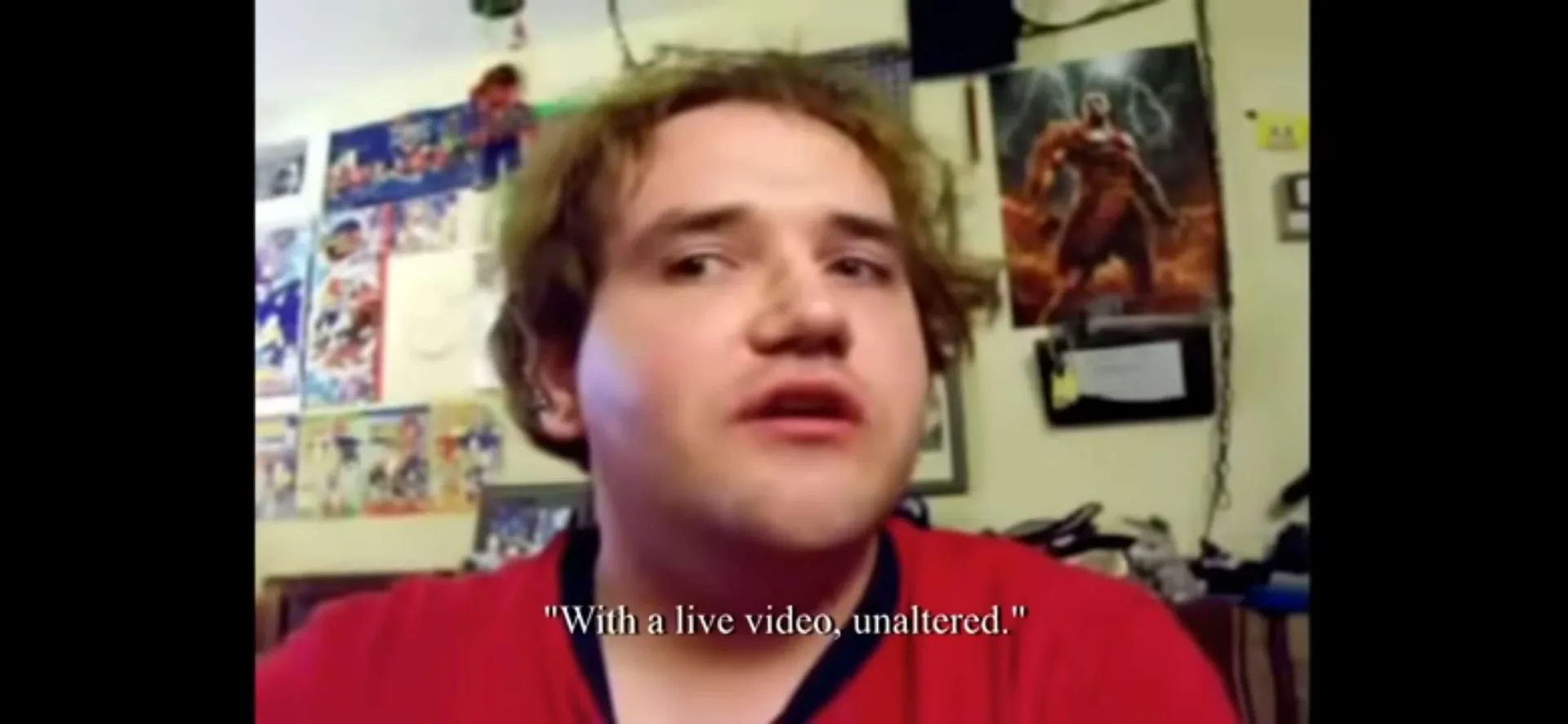 I’m really surprised Chris had a GOW poster despite it having gore themes (calling out saga)