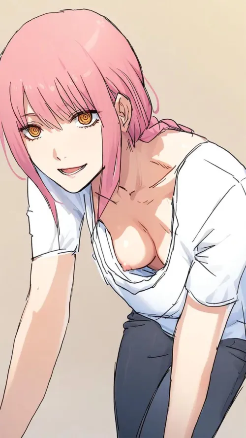 Makima welcomes Denji