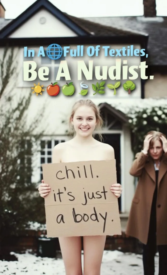 So true nudist is the way