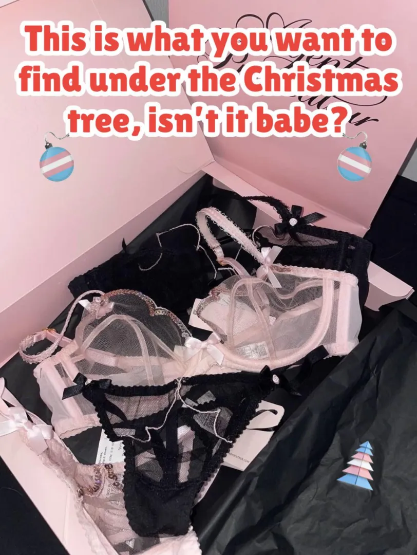 U would love to get lingerie for Christmas