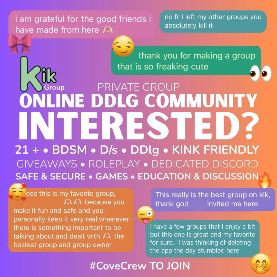 Anyone interested in helping to grow a safe & fun DDlg D/s kink community online?? Focused on consent, education, connection, and support!