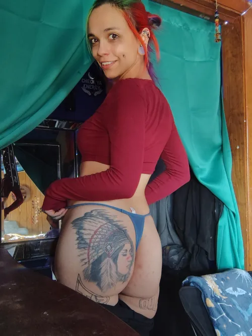 Aunties been naughty would you spank me