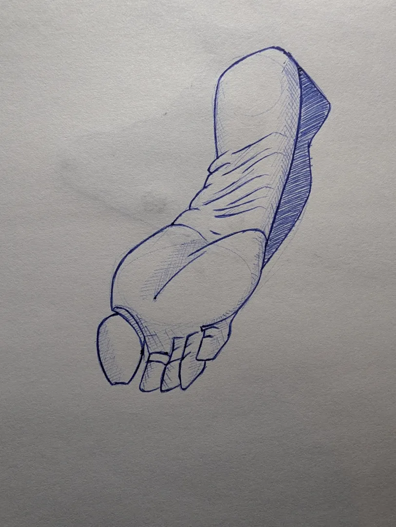 Ballpoint pen copy of Sleepygimp