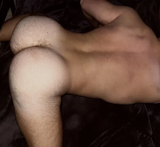 big man is ready for big cock up his ass