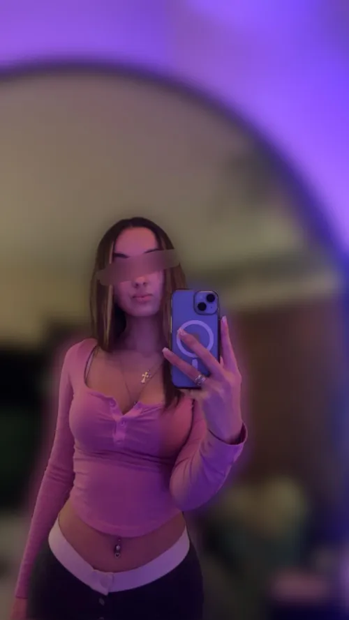 Brandy shorts and just a little glimpse of midriff