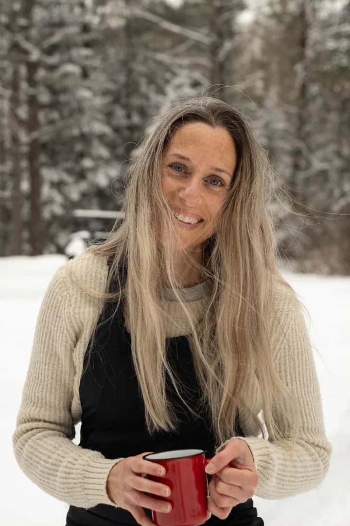 Checking on the homestead after a big snowfall