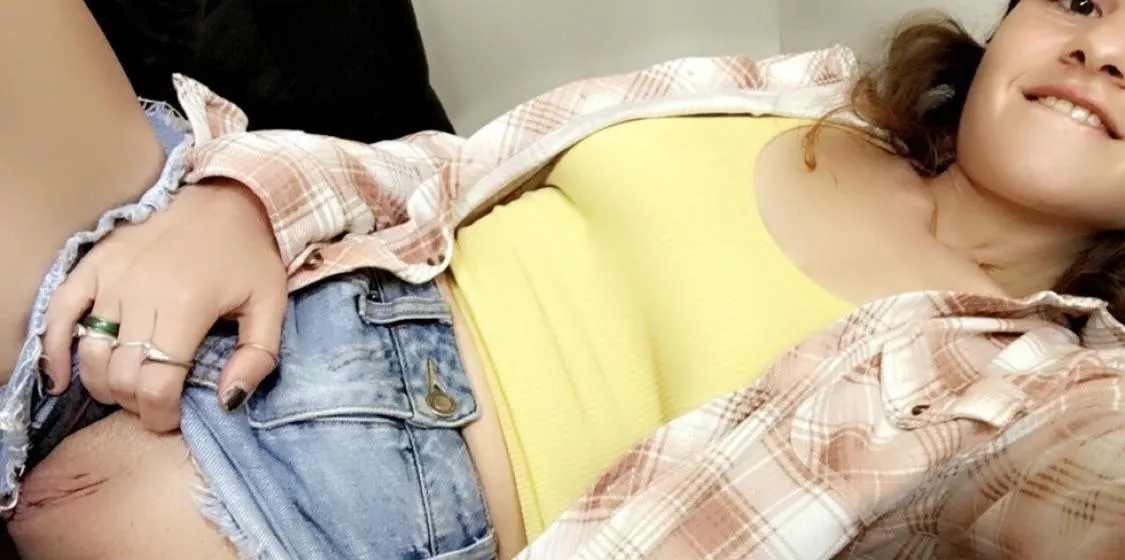 Denim is weirdly easy to pull aside