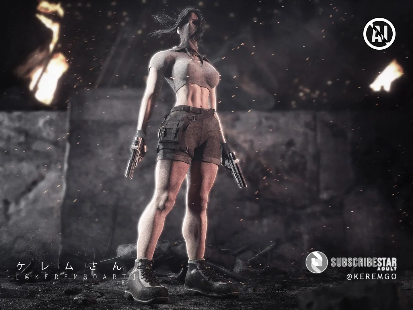 Downtown - Lara Croft Inspired Art By Me (d3ogmerek)