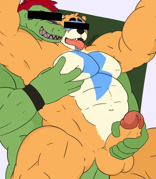 Freddy x Monty (By Me | @FullUpRear)