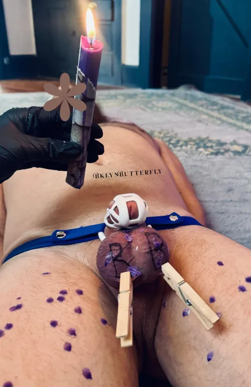 He annoyed me a little, so I hurt him a little.