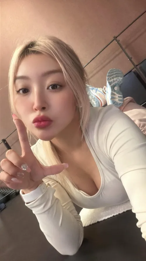 How bad do you want to see me sweaty and glowing after the gym?