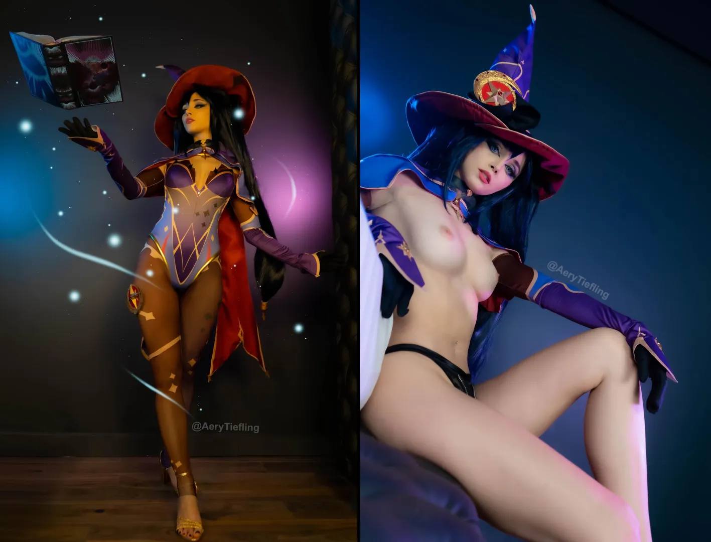 Mona from Genshin Impact by Aery Tiefling [OC]