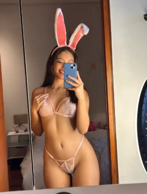 My innocent ass looks slutty spilling over this pink lace lingerie [IRTR]