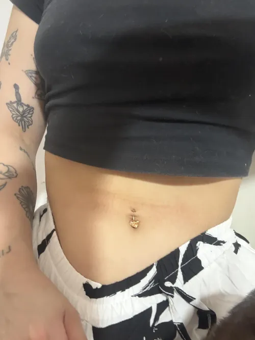 My little belly is cute