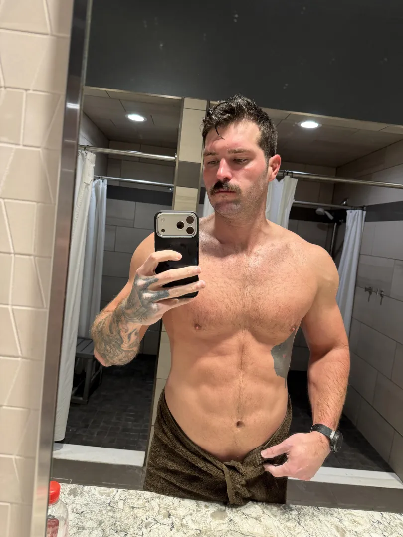 Something about warm water gets everything standing