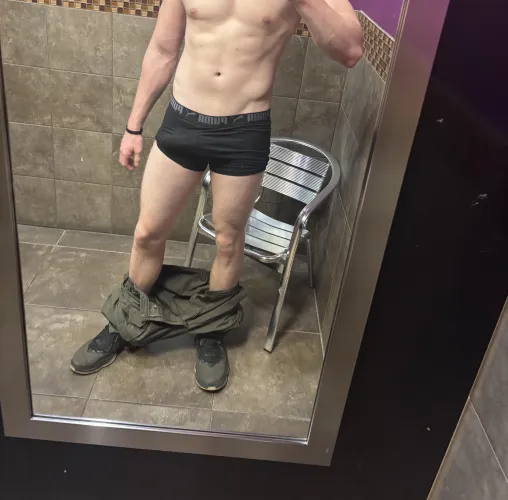 Was gonna be a physique pic but cock had other ideas