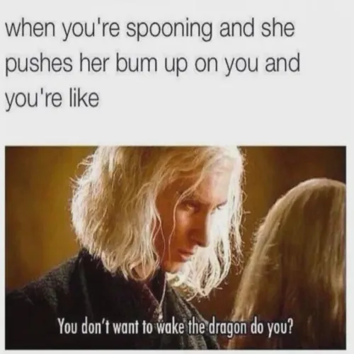 You don't want to wake the dragon...