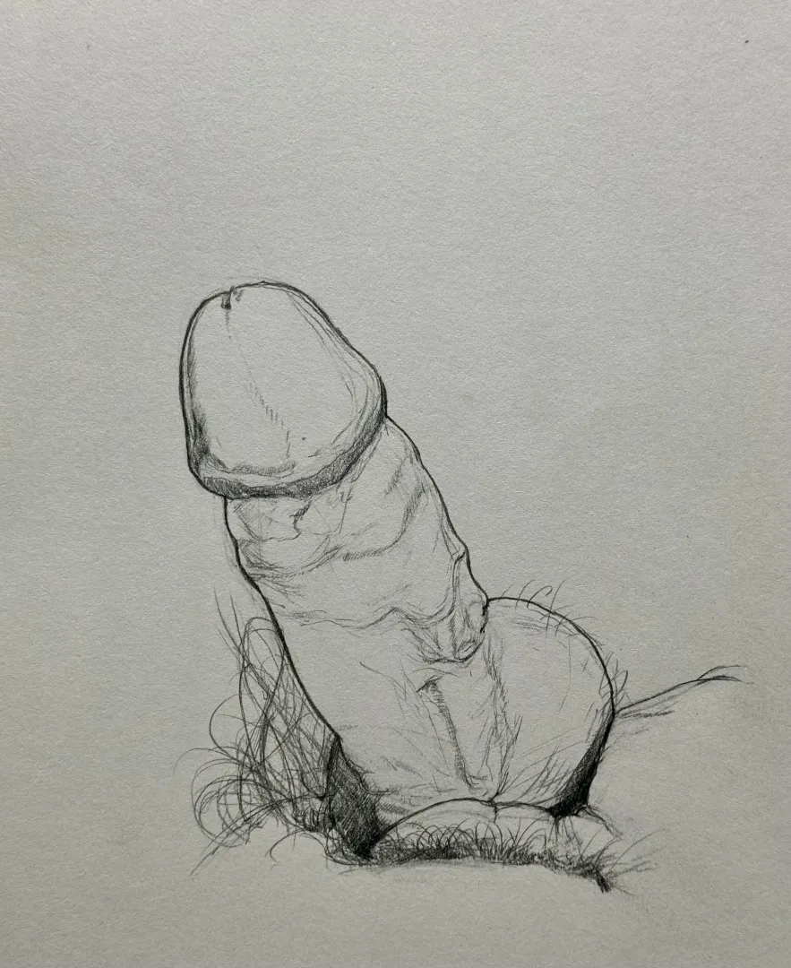 Dick pic - a sketch by me