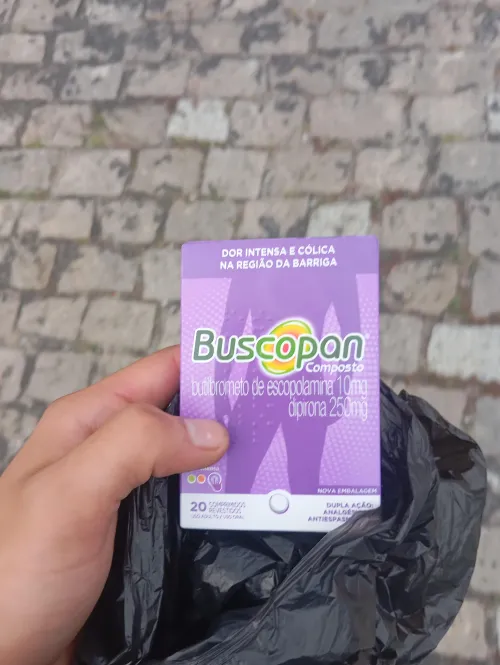 Fumar um Buscopan só pra ver noq dá