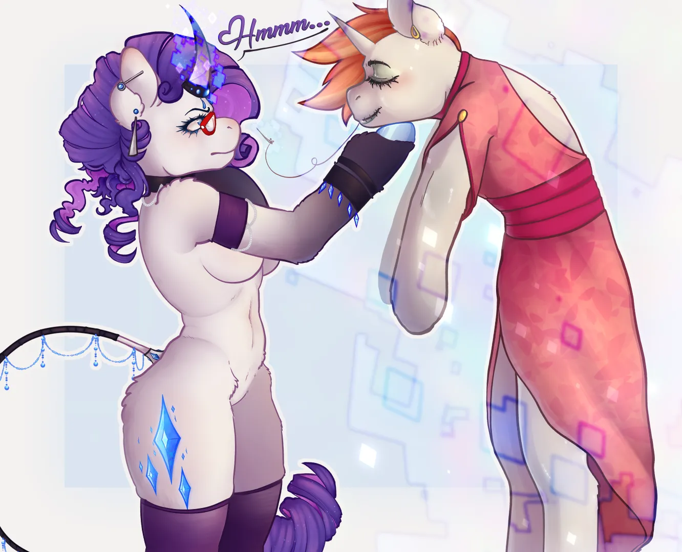 [Gore-ish] Rarity's new model (Art by me)