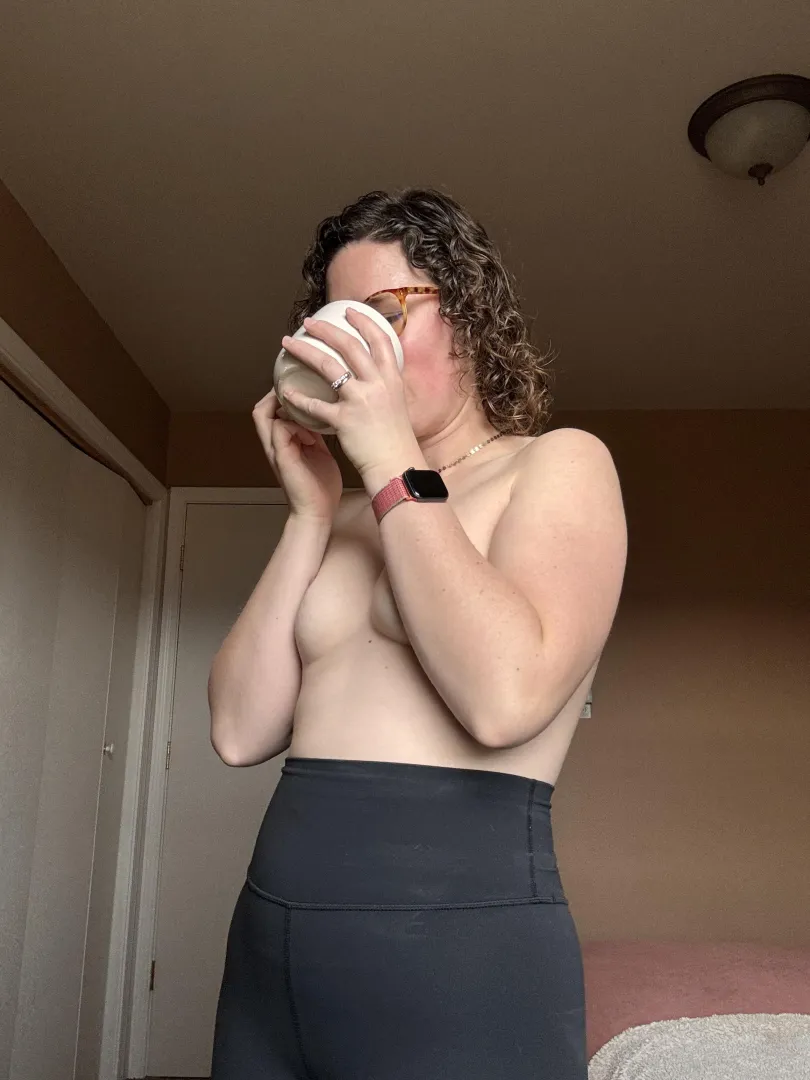 Morning coffee and natural sunlight are the best