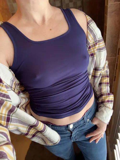 My flannel seems to be falling off… 