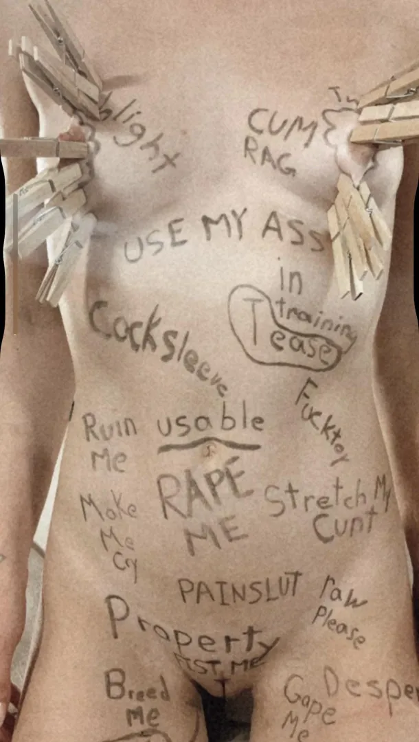 Rip a peg off every time I cum