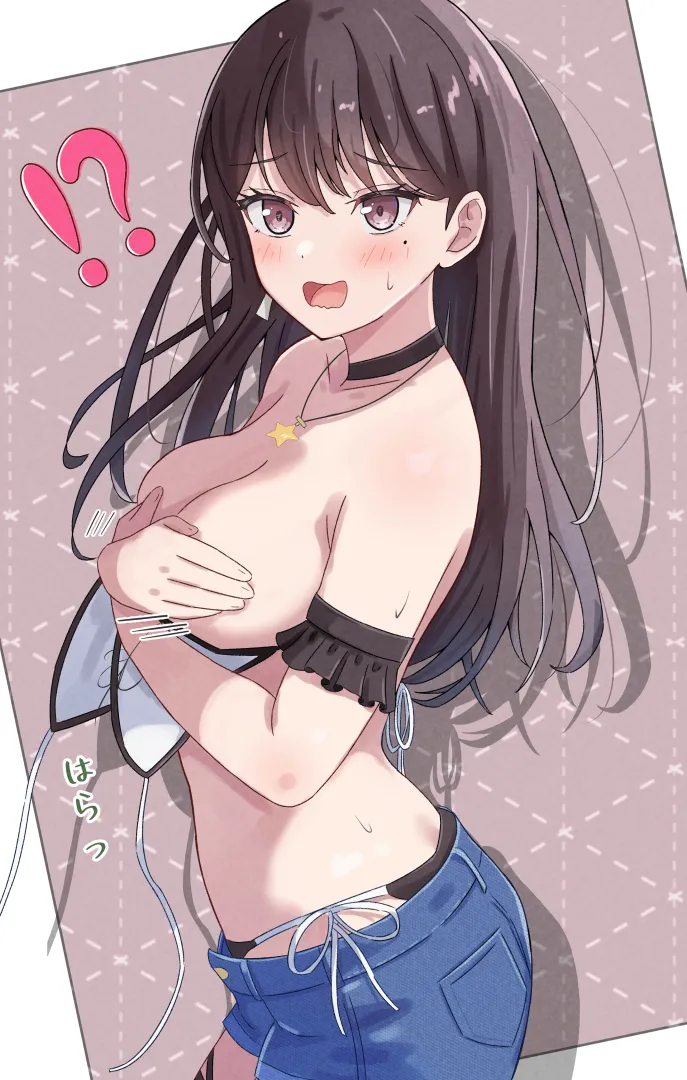 Taki's swimsuit slipped [BanG Dream!] (azakura)