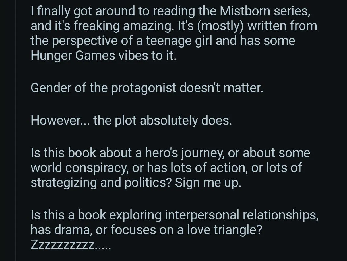 There are two genres (both are shit)