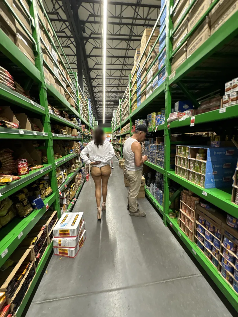 this is how i look from behind while shopping