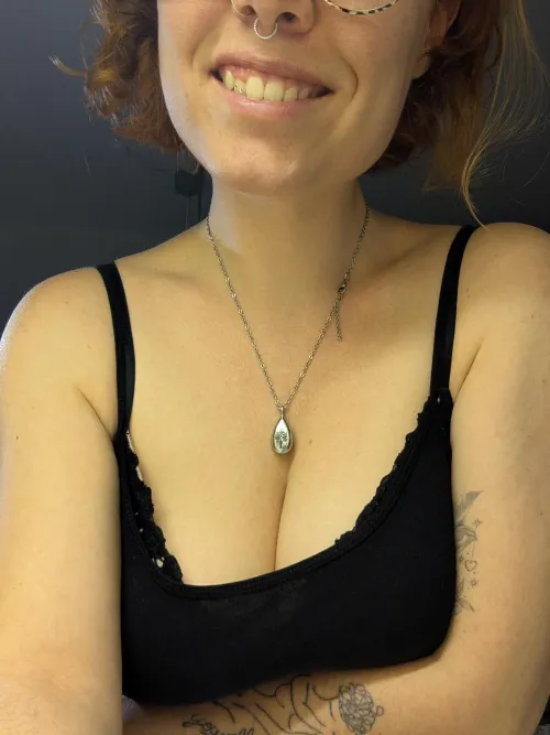 When my smile decides to make the world a little brighter.