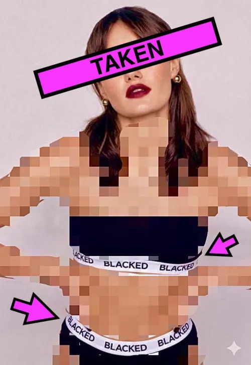 Your brain wouldn’t survive Ella Purnell modeling Blacked brand clothing. She has to stay censored.