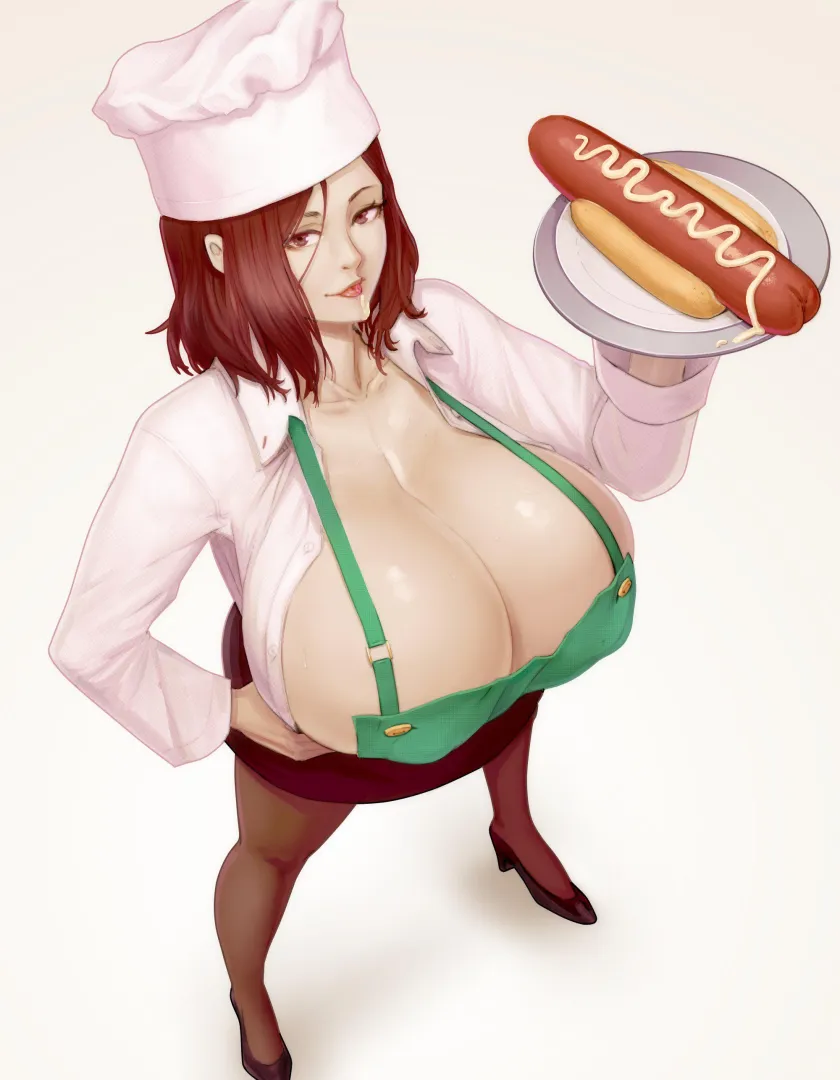 Busty chef (materclaws)