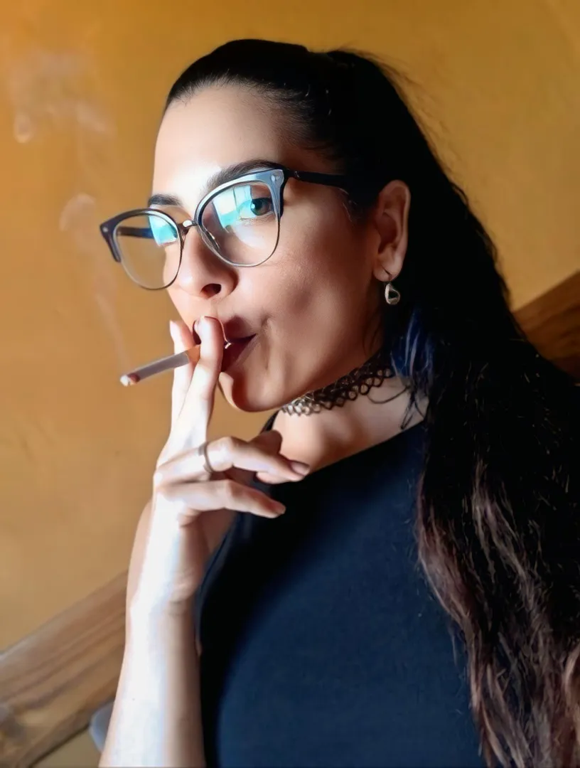 Do you want me to put out the cigarette on your tongue, or would you prefer I humiliate you further with my smoke?