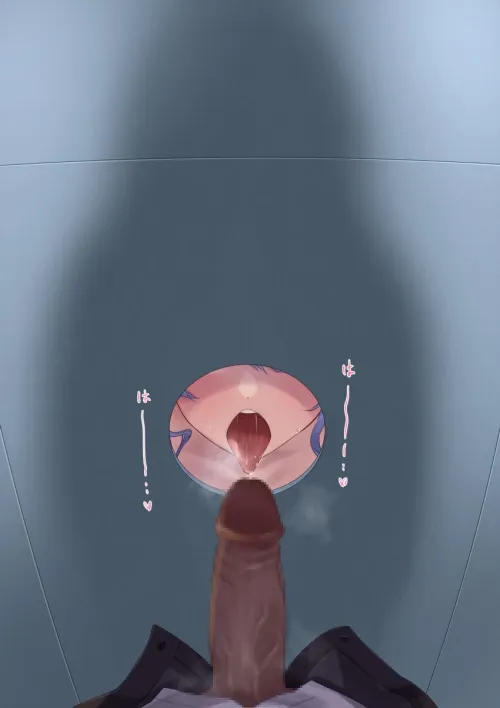 [F4A/GM] Inexperienced girl gets a job in a gloryhole booth to get extra cash.