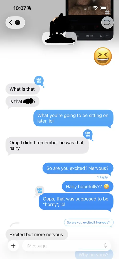 First time with a new friend tonight!