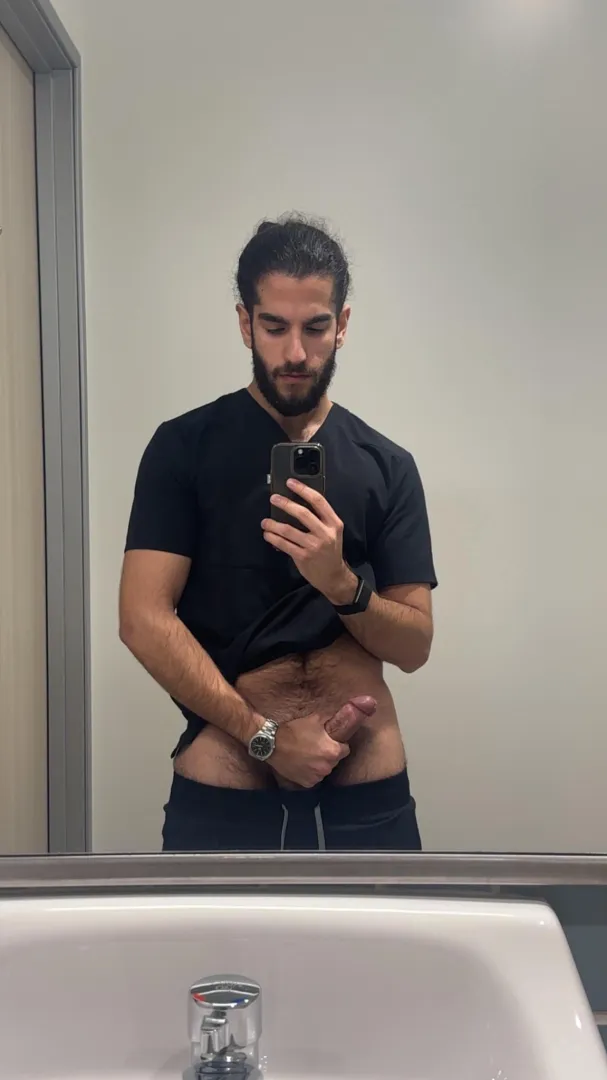 Hard and horny at the clinic