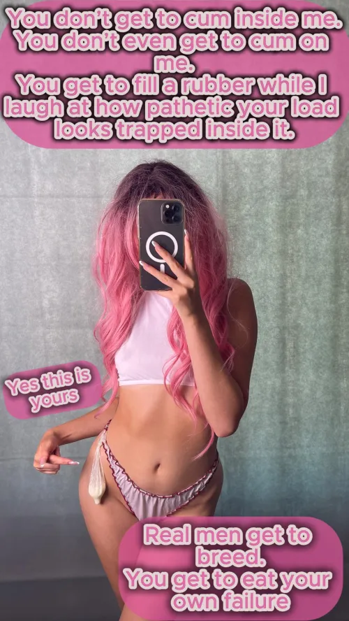 Have you ever heard, you're a failure?