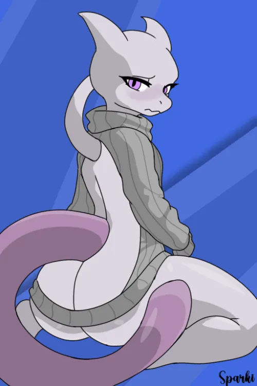 Mewtwos can be such a cutie (silliestsparki)