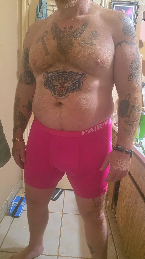 Pink boxer briefs 