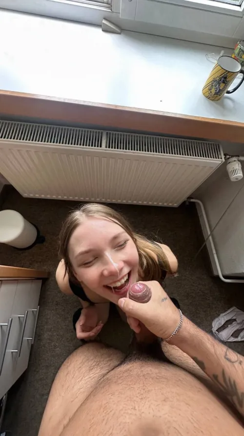 what is the first thought that comes to her mind seeing this?