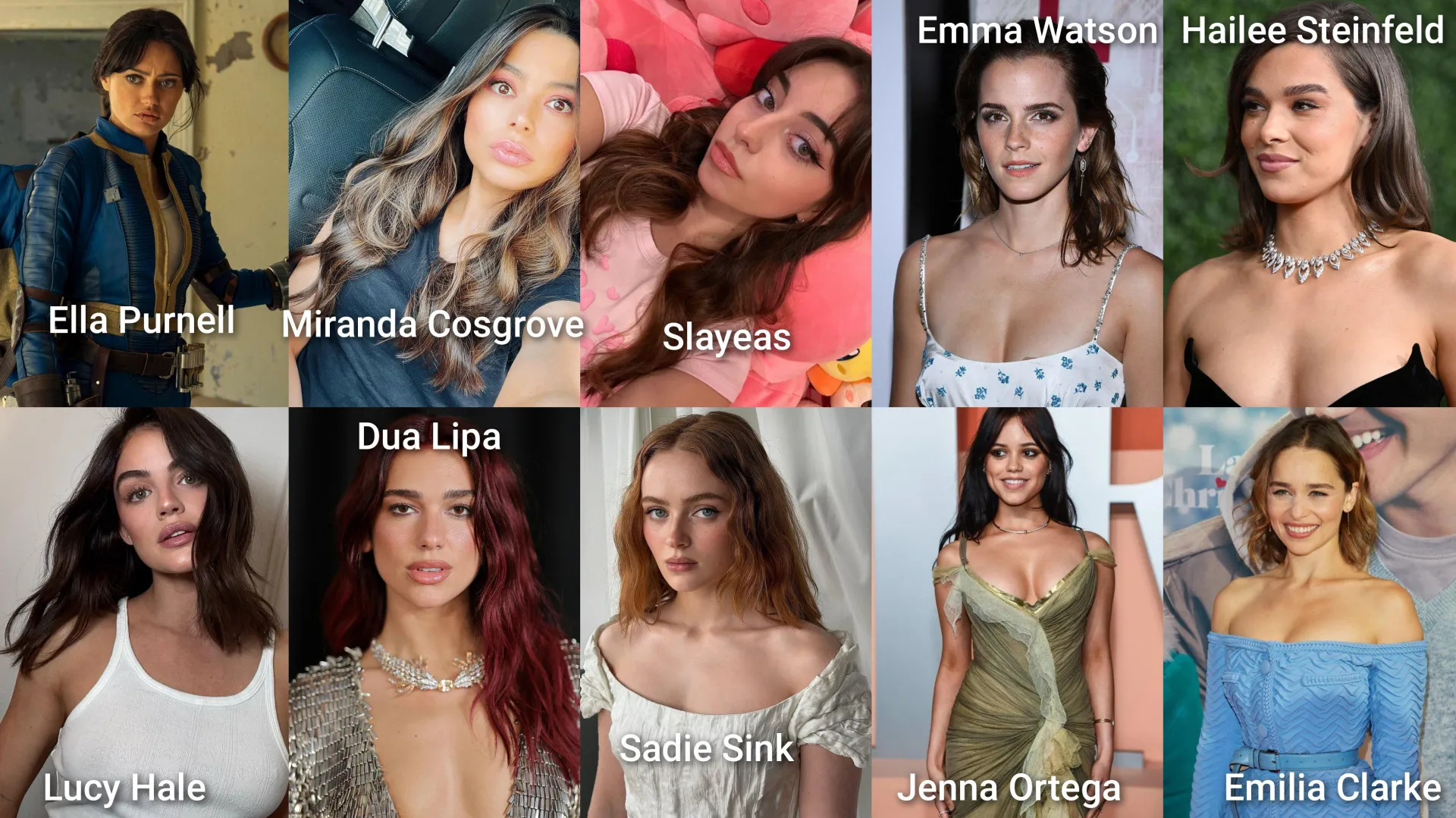 Who would you rather breed and give her big milky tits and why? Who else would you pick that's not shown here and why?