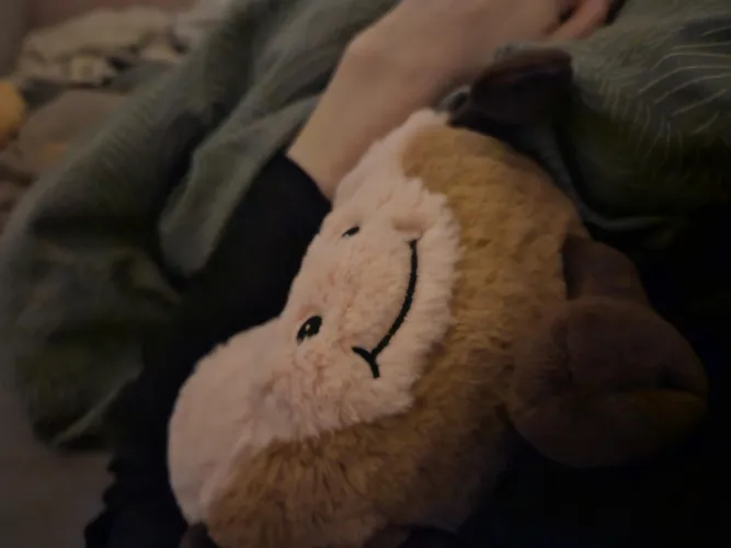 Cuddling with my donut