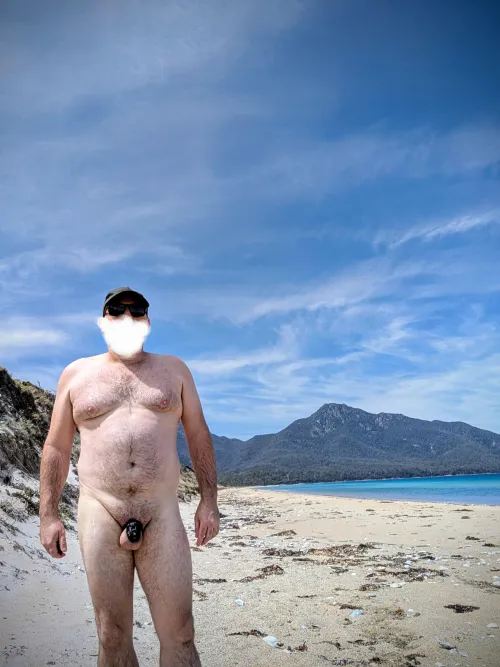 Finally back on the beach