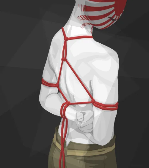 Hojojutsu is the Japanese art of binding prisoners of war